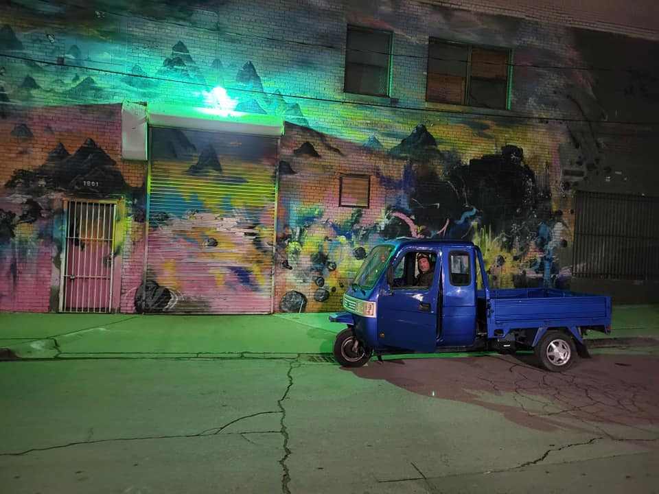 Arriving at the shop